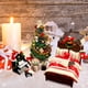 thumbnail image 5 of Diy Kit De Casa De Muñecas En Miniatura De Navidad Realista 3D House Room Craft Con Cama Edredón Almohada Luces De Piano Guirnalda De Navidad Árbol De Navidad Regalo De Navidad Cateissary HA039047-00, 5 of 6