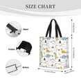 thumbnail image 3 of Fotbe Dinosaur Bolsa Tote con Estampado para Mujer, Bolsos con Cremallera, Bolsa de Hombro Casual de Gran Capacidad con Bolsillos Internos, 3 of 7