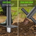 thumbnail image 4 of Dolibest Sod Plugger, Bulb Planter Tool with Soft Rubber Grip, Grass Plugger Tool with Stainless Steel Sharp Serrations, Sod Plugger Turf Cutter for Lawn Planting Bulbs and Grass Repair, 4 of 8