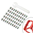 thumbnail image 3 of 50 tornillos para pedales de bicicleta, pernos fijos antideslizantes, accesorios para ciclismo, 8 x 6 mm Vistoso, 3 of 9