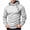 Gray, variant on Hoodies for Men Solid Color Long Sleeve Slim Fit Pullover Sweatshirt Casual Fashion Button Zipper Open Close Gym Sports Sweatshirt Warm Fall Winter Top