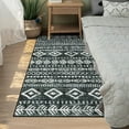 thumbnail image 7 of Moynesa 4'x6' Area Rug for Living Room Indoor Washable Rugs Farmhouse Moroccan Soft Bedroom Mat Large Rustic Tribal Foldable Carpet Dining Room Rug for Living Bed Dining Room,Black, 7 of 7