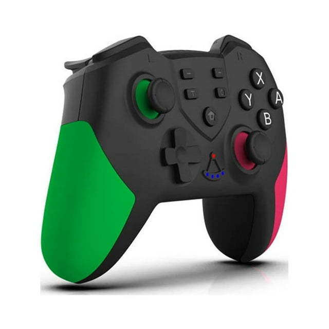 fastboy Manette de Jeu Sans Fil pour Jeux PC Joystick à Vibration Contrôleur de Jeu Compatible Bluetooth de Remplacement pour Vert Rose