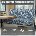 thumbnail image 4 of Uorisanigo RV Dinette Cushion Covers Stretch European Print Camper Cushions Cover Furniture Protection Replacement Sofa Seat Slipcovers for RV Camper Camping Accessories, 4 of 7