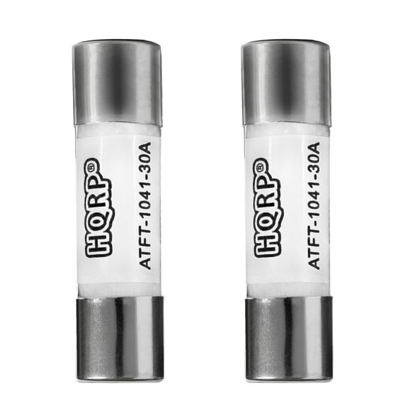 HQRP 2-Pack Spa Hot Tub Slow Blow Fuse, SC-30 Class G Time Delay 30 Amp Fuse 480 V, Replacement for Bussmann SC30, Buss Sc-30, LIttelfuse SLC30, Edison, Gecko, Compatible with Balboa, Spa Builders