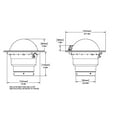 thumbnail image 2 of RITCHIE COMPASSES SS-5000-12 Compass, Flush Mount, 5" Dial, Black, 2 of 2