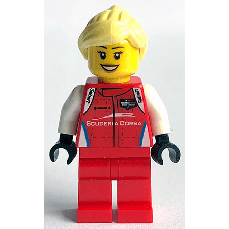Lego Speed Champions Ferrari 488 Gt3 Scuderia Corsa Driver Minifigure