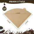 thumbnail image 3 of HWZWT No. 4 cup cone coffee filter for brewing, 3 of 5