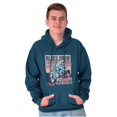 thumbnail image 5 of Smurfs Concert Poster 80s Cartoon Hoodie Sweatshirt Women Men Brisco Brands 2X, 5 of 6