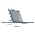 thumbnail image 3 of IBENZER Compatible with MacBook Pro 14 Inch Case 2025 2024 M4 A3112 A3185 A3401 M3 A2918 A2992 M2 A2779 M1 A2442 Pro Max (2025-2021), HardShell Case & KeyboardCover for Mac Pro 14, Airy Blue, 3 of 7