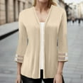 thumbnail image 2 of Ketyyh-chn99 Long Cardigans for Women Long Sleeve Kimono Loose Cover Up Ladies Cardigan Beige,M, 2 of 4