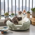 thumbnail image 5 of Sahpxhe Washable Dog Bed, Winter Warm Comfortable Round Deep Sleep Plush Pet Bed With Raised Rim For Small Medium Dogs, 5 of 6
