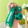 thumbnail image 4 of KAKOWELY Colgante Llavero De Fútbol Verde Con Único Para De Y Bolso, 4 of 8