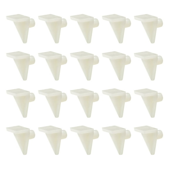 REGALWOVEN Plastic Shelf Support Pegs 5mm Furniture Clips Bracket Holder Kitchen Furniture 20Pcs
