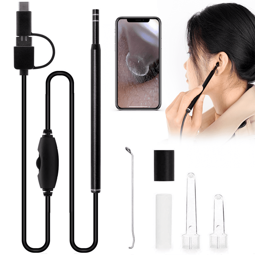 PLUSBRAVO Ear Wax Removal Tool Ear Cleaning Kit with Led Light Visual