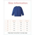 thumbnail image 2 of 5T Baby Boys Clothes 6T Boys Fall Winter Shirt Tops Solid Color Round Neck Little Boys Long Sleeve Tops Blue, 2 of 7