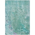 thumbnail image 2 of Addison Rugs Chantille Indoor/Outdoor Transitional Abstract Turquoise Machine Washable Rectangle Rug, 3' x 5', 2 of 8