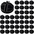 thumbnail image 1 of 40pcs Wire Cube ABS Plastic White Storage Cube Connector Storage Cabinet Fitting Storage Cabinet Connector Modular Wire Cube Grid Cube for Shelf Storage Locker, 1 of 1
