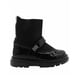 thumbnail image 5 of Bota Para Niña Ninos® Textil Charol Negro Calientitas negro 21, 5 of 6