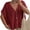 Burgundy, variant on Short Sleeved Oversized Women Solid V-neck Casual Loose Knit Sweater Lightweight Button Tops