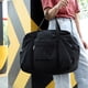 thumbnail image 1 of Bolsa de viaje plegable para mujeres y niñas | Equipaje de mano ligero | Bolsa de gimnasio y fin de semana de nailon resistente al agua | Capacidad de 25 l | Negro, azul marino, gris y vino, 1 of 8