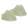 thumbnail image 1 of Fluorite Simulée, Spécimen Minéral Fluorite Usinage Précis 2 Pcs pour Villa pour Poisson 01 Style, 1 of 8