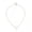 Gold, variant on 925 Silver Plated Triangle Dangle Chain Shinny Pendant Wedding Necklace Gift-Silver