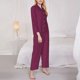 thumbnail image 3 of Balery Small Stars Conjunto de Pijama con Estampado para Mujer, Conjunto de Dos Piezas con Manga Larga, Ropa de Dormir Suave con Bolsillos, Pijamas Cómodos-Large, 3 of 7