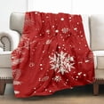 thumbnail image 1 of Puntoco Manta navideña con estampado de árbol de Navidad, manta para la siesta, manta de franela, manta aislante para exteriores, manta para juegos, 1 of 6