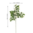 thumbnail image 3 of MMJ Artificial Flowers Silk Rose Jasmine 31.50in Tall Lifelike Faux Stem Vase Arrangement Home Living Room Elegant Accent, 3 of 6