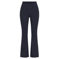thumbnail image 6 of Inverlee High Waist Flare Leggings with Pockets for Women Stretch Knit Casual Athletic Bottoms Yoga Slim Fit Gym Pants Navy L, 6 of 6