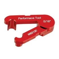 Performance Tool W83130 Anodized Aluminum Fuel Line Disconnect Tool, Fits 1990 to Current Ford and GM Vehicles with 5/16-Inch Fuel Lines