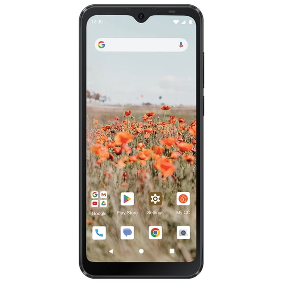 Open Box Consumer Cellular Iris Connect, 32GB, Black - Smartphone