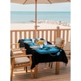 thumbnail image 6 of Outdoor Tablecloth with Umbrella Hole, Blue Game Handle Spillproof Waterproof Outdoor Table Cover, Video Gamer Console Earphones Black Patio Tablecloths for Party Picnic Camping, Rectangle 60"x84", 6 of 9
