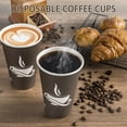 thumbnail image 4 of 400 Pack 8 oz Paper Cups, Brown Disposable Hot Coffee Cups for Party, Picnic, Travel, and Events, 4 of 14