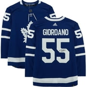 Mark Giordano Toronto Maple Leafs Autographed Blue Adidas Authentic Jersey - Fanatics Authentic Certified