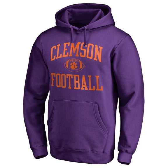 Men's Purple Clemson Tigers First Sprint Pullover Hoodie