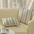 thumbnail image 4 of Brown Sage Green Pillow Covers 18x18 Inch Set of 2 Boho Striped Polka Dot Decorative Throw Pillow Covers Modern Abstract Geometry Outdoor Pillow Cases Linen Cushion Cases Decor for Sofa Couch, 4 of 7