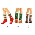 thumbnail image 4 of Cateissary 1 par de calcetines de estilo navideño de invierno, calcetines suaves portátiles, accesorio de medias de fibra acrílica de moda para Suministros térmicos, 4 of 5