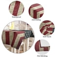 thumbnail image 3 of 4th of July Tablecloth Rectangle/Oval Patriotic Table Cloth Independence Day Retro National American Flag Waterproof Tablecloths Patio Stainproof Polyester Table Cover Protector Decoration 60x84in, 3 of 6