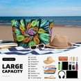 thumbnail image 5 of Xecao Hippie Style for versatile beach bag for women includes zipper pockets and waterproof material, ideal for vacations and adventures., 5 of 7