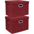 thumbnail image 4 of Large Storage Bins with Lids    Washable  Fabric Storage Boxes for Organizing    Pack, 4 of 6