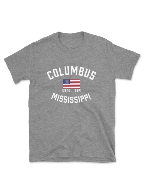 Columbus Mississippi Patriot Men's Cotton T-Shirt