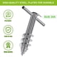 thumbnail image 2 of Sombrilla de playa Sand Anchor Dolibest con base en espiral de acero, 2 of 8