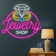 thumbnail image 2 of Glowneon Jewelry Shop Neon Sign, Jewelry Shop Store Decor Signboard, 2 of 3