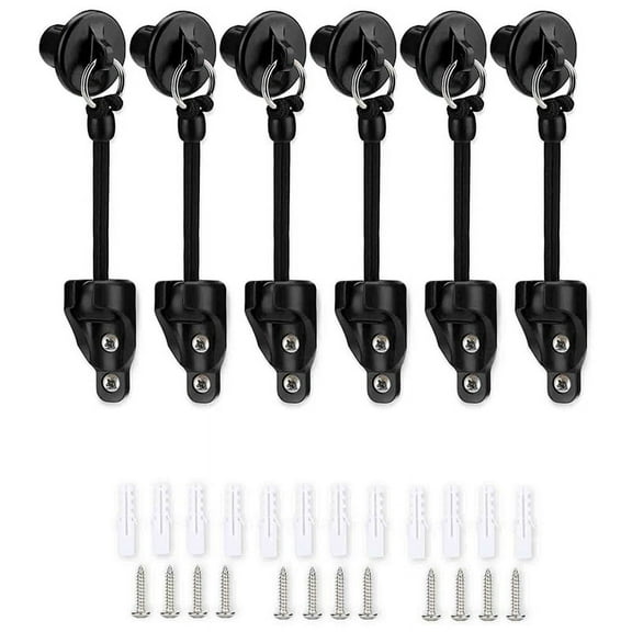Upgraded Bungee Kit and End Cap Outdoor Roller Sun Shade Replacement Part Tie Downs Elastic Windproof Cord Buckle