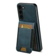 thumbnail image 2 of Designed for Samsung Galaxy A14 5G Case, Premium PU Leather Back + TPU Frame Magnetic Closure Card Slots Back Bag Shockproof Drop Protective Kickstand Phone Case Cover for Galaxy A14 5G, Blue, 2 of 8