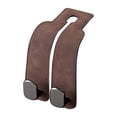 thumbnail image 2 of Car Seat Hooks for Headrest Hooks for Car Seat Hooks,Heavy Duty Vehicle Organizer for Handbags, Groceries, Purses, Keep Car Tidy Car Bag Hooks (Brown), 2 of 9