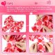 thumbnail image 5 of Baicccf Paquete de 2 lazos grandes para decoración del día de San Valentín, 11 x 19,7 pulgadas, arpillera de San Valentín, corona de corazón rosa, lazo, adorno para árbol de regalo para San, 5 of 5