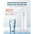 thumbnail image 2 of VEVOR Reverse Osmosis System, 600 GPD 10-stage Reverse Osmosis Water Filter Replacement, RO Filter Cartridge for 24 Months, Reduces Lead & Chlorine, Compatible with SS-003 Under Sink Water Filter, 2 of 9
